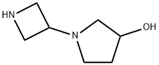 1-(3-AZETIDINYL)-3-PYRROLIDINOL Struktur