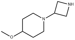 1-(3-AZETIDINYL)-4-METHOXY-PIPERIDINE Struktur