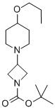 3-(4-PROPOXY-1-PIPERIDINYL)-1-BOC-AZETIDINE Struktur