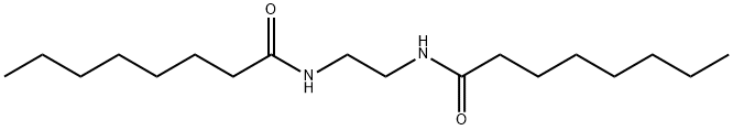 N,N'-(1,2-Ethanediyl)bis(octanamide) Struktur