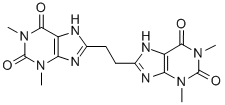 8,8'-Ethylenebistheophyline Struktur