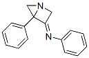 4-Phenyl-3-phenylimino-1-azabicyclo[2.1.0]pentane Struktur