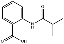 2-(isobutyrylamino)benzoic acid Struktur