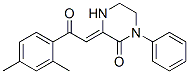 (3Z)-3-[2-(2,4-dimethylphenyl)-2-oxo-ethylidene]-1-phenyl-piperazin-2- one Struktur