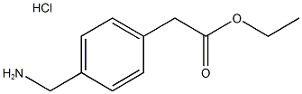 4-aminomethylphenylacetic acid ethyl ester(HCl) Struktur