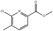 6-クロロ-5-メチルピコリン酸メチル 化學(xué)構(gòu)造式