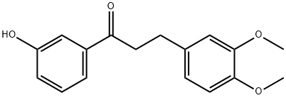 3-(3,4-DIMETHOXYPHENYL)-1-(3-HYDROXYPHENYL)-1-PROPANONE Struktur