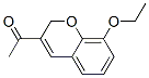 Ethanone, 1-(8-ethoxy-2H-1-benzopyran-3-yl)- (9CI) Struktur