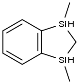 1,3-Dimethyl-1,3-disilaindane Struktur