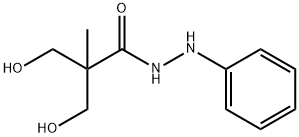 3-hydroxy-2-(hydroxymethyl)-2-methyl-2'-phenylpropionohydrazide  Struktur