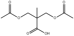 2,2-BIS-(ACETOXYMETHYL)PROPIONIC ACID Struktur