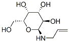 (2R,3R,4S,5R,6S)-2-(hydroxymethyl)-6-(prop-2-enylamino)oxane-3,4,5-tri ol Struktur