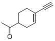 Ethanone,1-(4-ethynyl-3-cyclohexen-1-yl)- Struktur