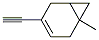 Bicyclo[4.1.0]hept-3-ene, 4-ethynyl-1-methyl- (9CI) Struktur