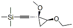 Silane, [(2-ethoxy-1-methoxycyclopropyl)ethynyl]trimethyl-, (1S-trans)- (9CI) Struktur