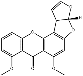 O-METHYLSTERIGMATOCYSTIN Struktur