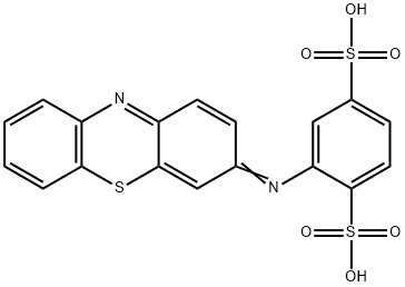 3-(2',5'-DisulfophenyliMino)-3H-phenothiazine Struktur