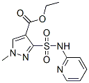 ethyl 1-methyl-3-(pyridin-2-ylsulfamoyl)pyrazole-4-carboxylate Struktur