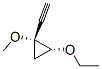 Cyclopropane, 2-ethoxy-1-ethynyl-1-methoxy-, (1R-cis)- (9CI) Struktur