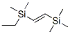 trans-1-Trimethylsilyl-2-dimethylethylsilylethylene Struktur