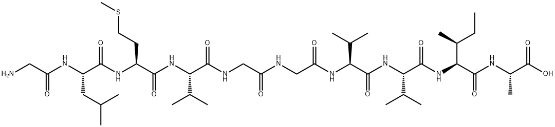 AMYLOID BETA-PROTEIN (33-42) Struktur