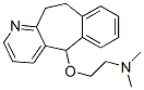 5-[2-(Dimethylamino)ethoxy]-10,11-dihydro-5H-benzo[4,5]cyclohepta[1,2-b]pyridine Struktur