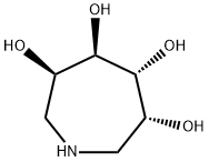 (3R,4R,5R,6R)-3,4,5,6-TETRAHYDROXYAZEPANE HCL Struktur