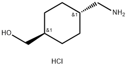 trans-4-(aminomethyl)cyclohexanemethanol hydrochloride Struktur