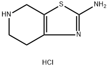 2-AMINO-4,5,6,7-TETRAHYDRO-THIAZOLO[5,4-C]PYRIDINE 3HCL Struktur