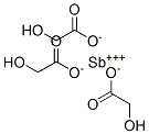 antimony hydroxyacetate Struktur