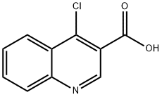 4-Chloro-quinoline-3-carboxylic acid Struktur