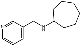 N-(pyridin-3-ylmethyl)cycloheptanamine Struktur