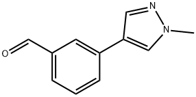 3-(1-METHYL-1H-PYRAZOL-4-YL)BENZALDEHYDE Struktur