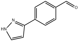 4-(1H-PYRAZOL-3-YL)BENZALDEHYDE Struktur