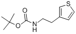 (2-THIOPHEN-3-YL-ETHYL)-CARBAMIC ACID TERT-BUTYL ESTER Struktur