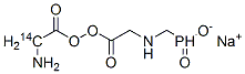 GLYPHOSATE-(GLYCINE-2-14C) SODIUM SALT Struktur