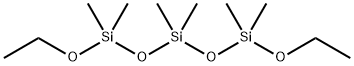 1,1,3,3,5,5-HEXAMETHYLDIETHOXYTRISILOXANE Struktur