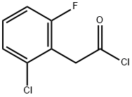 2-Chloro-6-fluorophenylacetyl chloride Struktur