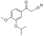 BENZENEPROPANENITRILE, 4-METHOXY-3-(1-METHYLETHOXY)-B-OXO- Struktur