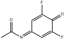 Acetamide,  N-(3,5-difluoro-4-oxo-2,5-cyclohexadien-1-ylidene)- Struktur