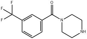 1-[3-(TRIFLUOROMETHYL)BENZOYL]PIPERAZINE Struktur