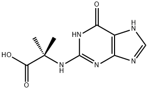 Alanine,  N-(6,7-dihydro-6-oxo-1H-purin-2-yl)-2-methyl-  (9CI) Struktur