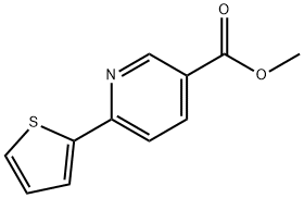 METHYL 6-THIEN-2-YLNICOTINATE 97 Struktur