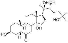 2-DEOXY-20-HYDROXYECDYSONE Struktur