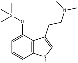 N,N-Dimethyl-4-[(trimethylsilyl)oxy]-1H-indole-3-ethanamine Struktur