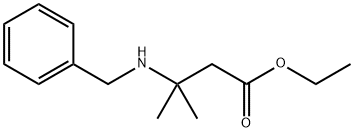 ethyl 3-(benzylaMino)-3-Methylbutanoate Struktur