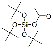 acetoxytri-tert-butoxysilane Struktur