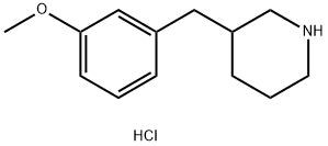 3-(3-METHOXY-BENZYL)-PIPERIDINE HYDROCHLORIDE Struktur