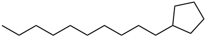 DECYLCYCLOPENTANE Struktur