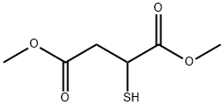 dimethyl mercaptosuccinate Struktur